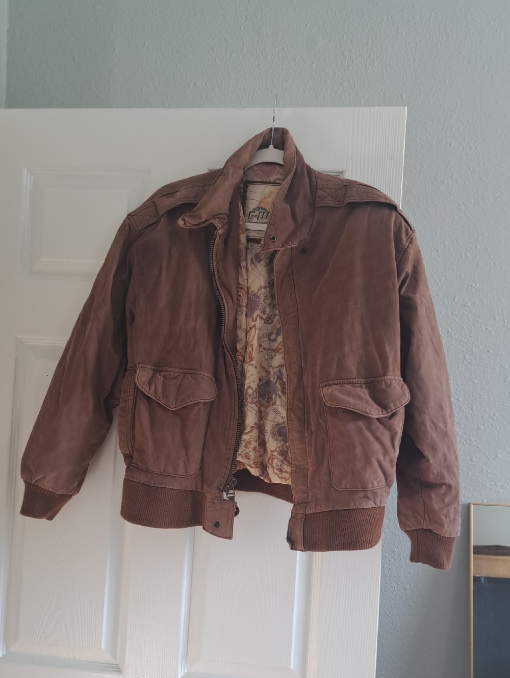 ⌛️ Leather Bomber Jacket 7/6